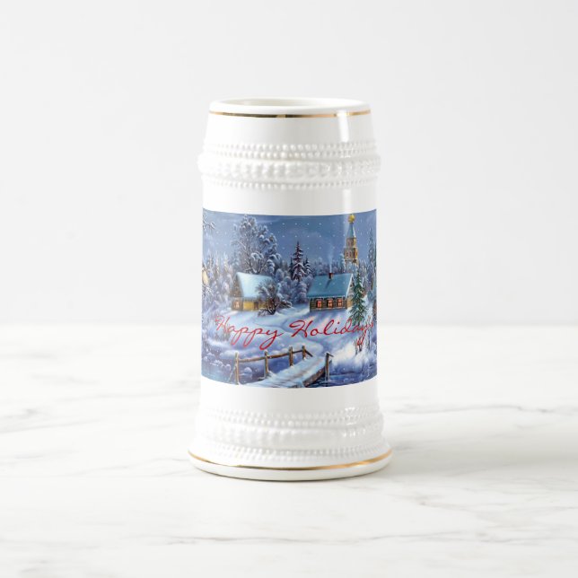 Happy Holiday Stein (Center)