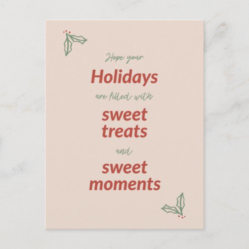 Happy Holiday Sweet Holiday Card