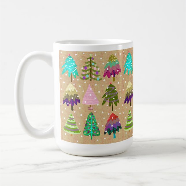 Happy Holiday Tree Mug (Left)