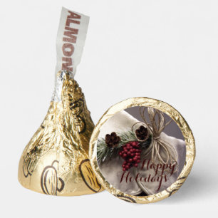 Happy Holiday Twine and Berries Hershey®'s Kisses®