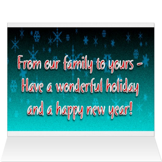 Happy Holidays! (Inside Horizontal (Top))