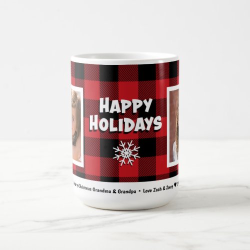 Happy Holidays 2 Photo Coffee Mug