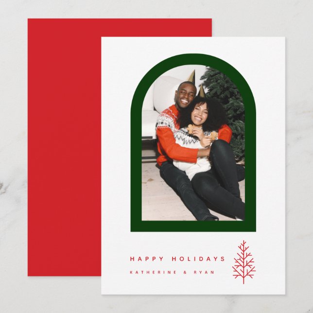 HAPPY HOLIDAYS Add Your Photo (Front/Back)