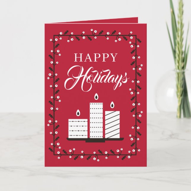 Happy Holidays | Add Your Photo Card (Front)