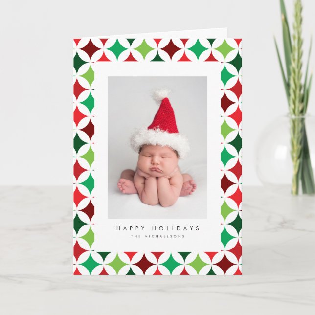 HAPPY HOLIDAYS | Add Your Photo Holiday Card (Front)