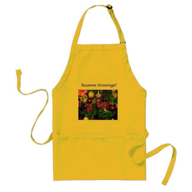 Happy Holidays_ Adult Apron (Front)