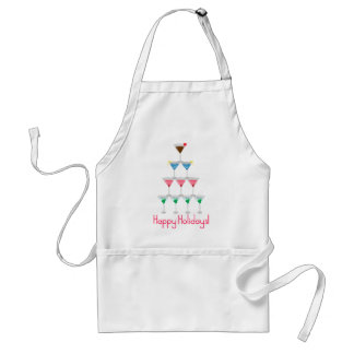 Happy Holidays Adult Apron