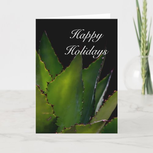 Happy Holidays  Agave Holiday Card