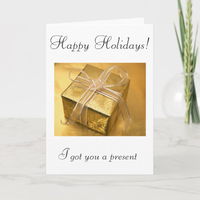 Happy holidays! (Agency greetings) Holiday Card (Front)