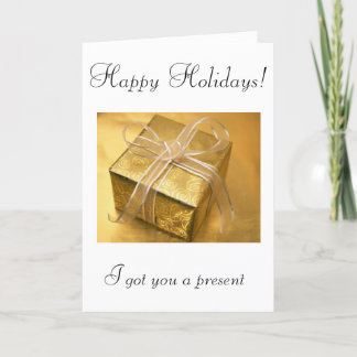 Happy holidays! (Agency greetings) Holiday Card