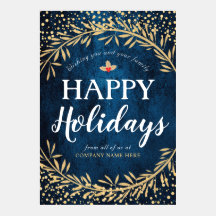 Happy Holidays and Business Thanks