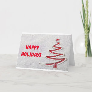 **HAPPY HOLIDAYS** BEAUTIFUL TIME OF YEAR HOLIDAY CARD