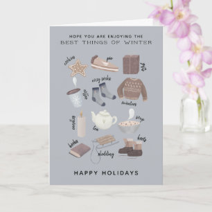 Happy Holidays Best of Winter Card