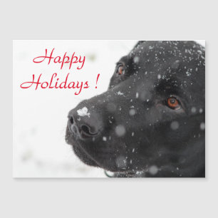 Happy Holidays Black Lab
