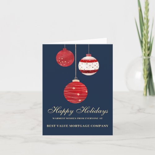 Happy Holidays Budget Personalized Business  Card