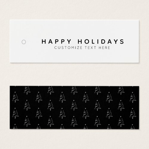 Happy Holidays Business Clothing Hang Tag