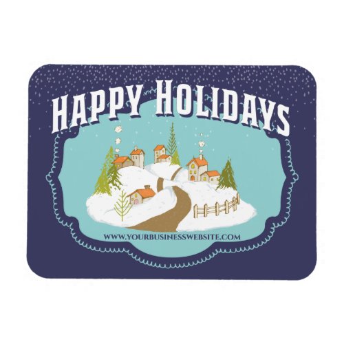 Happy Holidays Business Corporate Customer Thanks Magnet