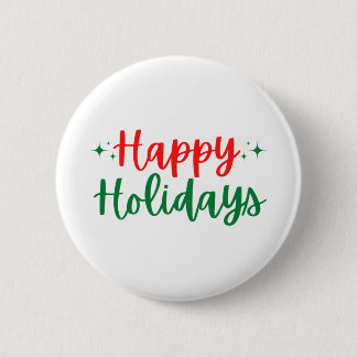 Happy Holidays Button