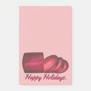 Happy Holidays Canned Cranberry Sauce Post-Its Post-it Notes