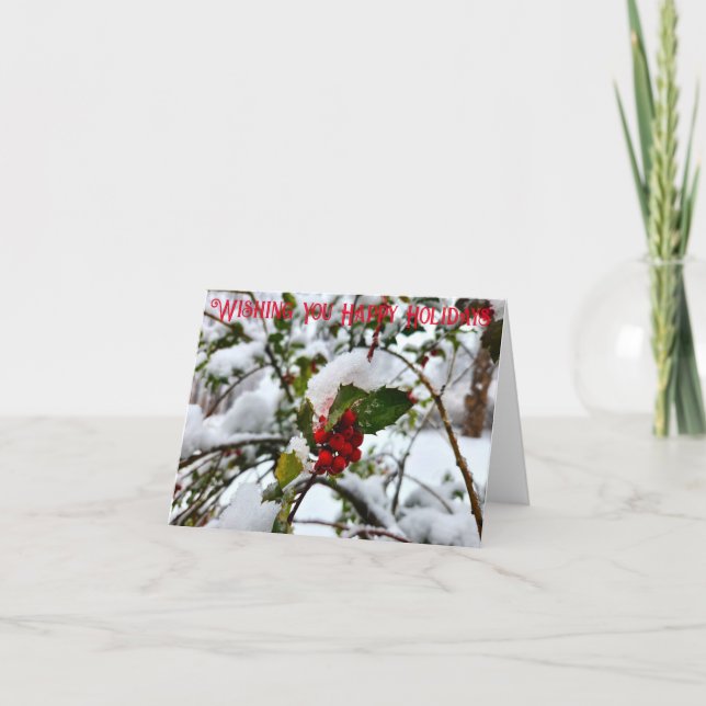 Happy Holidays Card (Front)