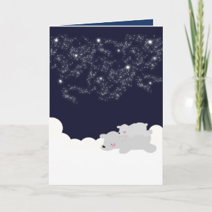 Happy Holidays Card Christmas Polar Bear Card