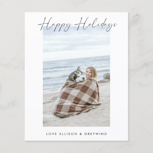 Happy Holidays Card Flyer