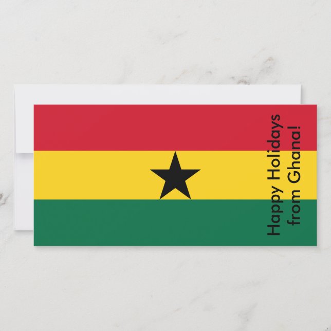 Happy Holidays card from Ghana (Front)
