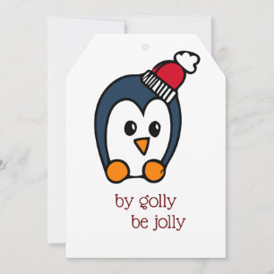Happy Holidays Card Penguin