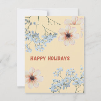 Happy Holidays carde Holiday Card