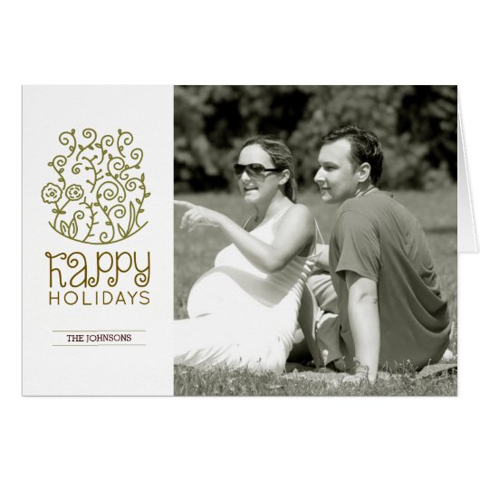 happy holidays cards (Front Horizontal)
