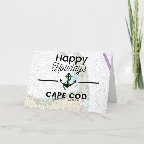 Happy Holidays Chart_ Cape Cod Holiday Card