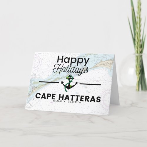 Happy Holidays Chart_ Cape Hatteras Holiday Card