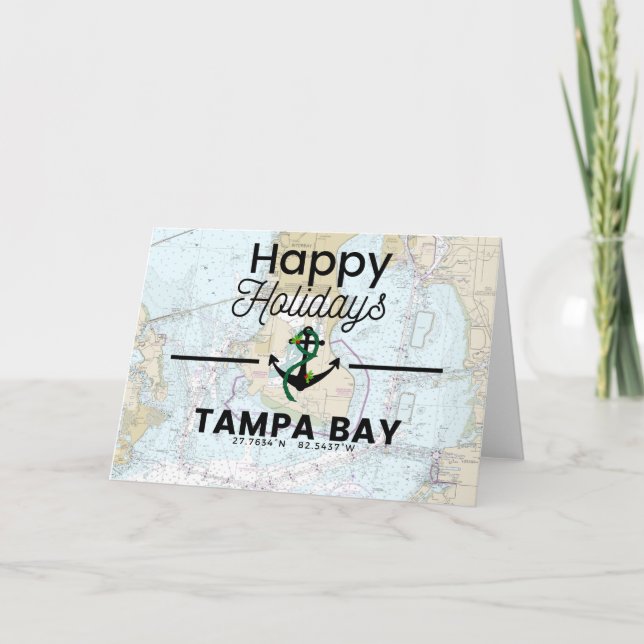 Happy Holidays Chart- Tampa Bay Holiday Card (Front)