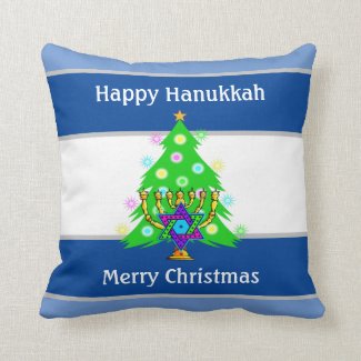 Merry Christmas Happy Hanukkah Decor
