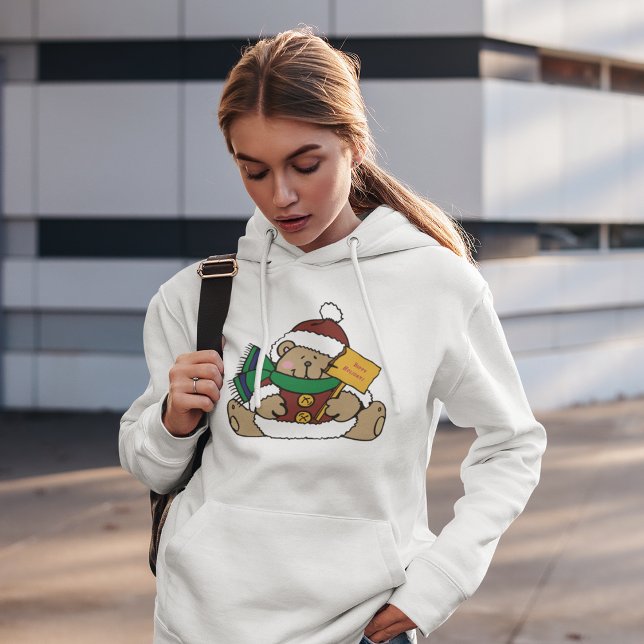 Happy Holidays Christmas Bear Hoodie (Creator Uploaded)
