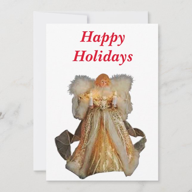 Happy Holidays Christmas Card (Front)