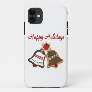 Happy Holidays Christmas Cookie Bells iPhone 11 Case