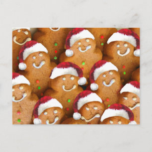 Happy Holidays Christmas Cookies Postcard