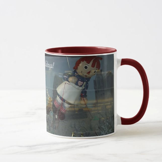 Happy Holidays Christmas in the City Mug (Right)