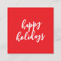 Happy Holidays Christmas New Year Season Message