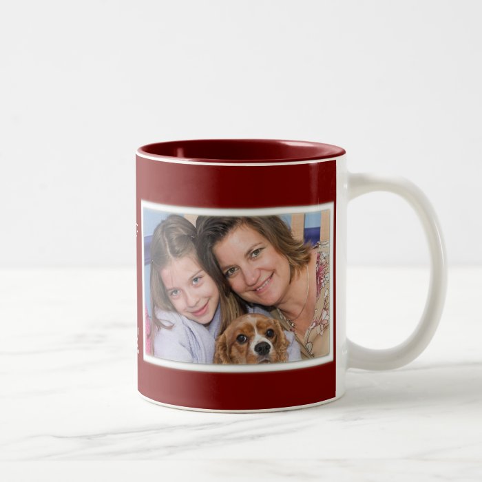 Happy Holidays Christmas Photo Mug