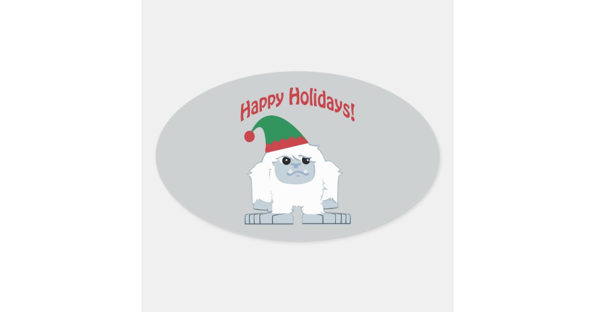 Santa Yeti Sticker