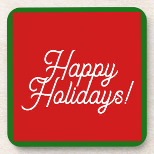 Happy Holidays Coasters