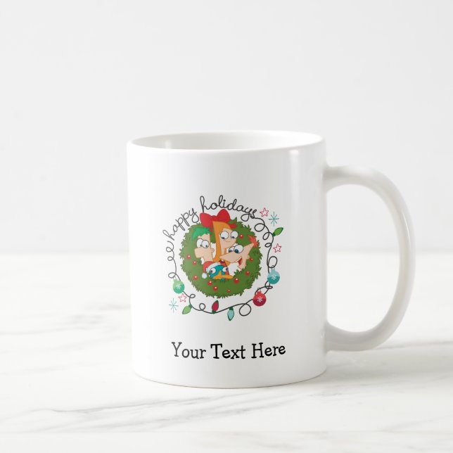 Happy Holidays Coffee Mug (Right)