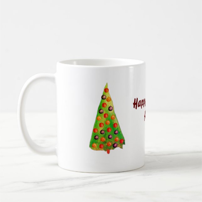 Happy Holidays Coffee Mug (Left)