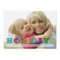 Happy Holidays Colorful Christmas Photo Card