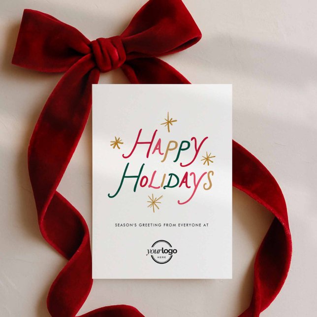 Happy Holidays Corporate Holiday Greeting Card (Corporate Happy Holidays Greeting Card)