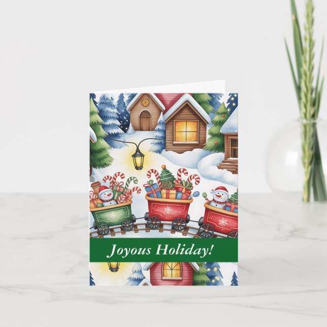 Happy Holidays! Custom Holiday Invitation (Front)