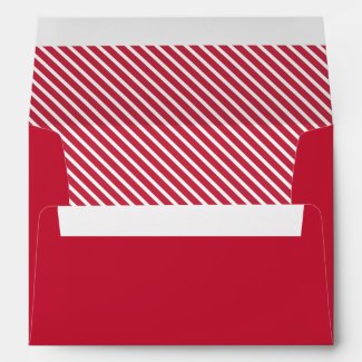 Happy Holidays. Customizable Christmas Envelopes
