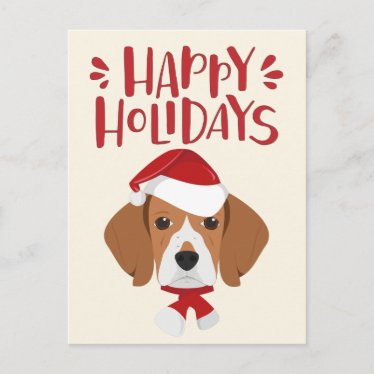 Happy Holidays - Cute Beagle Christmas